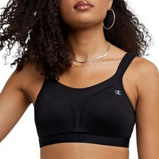 Champion Women's Spot Comfort Full Support Sports Bra Black 40K