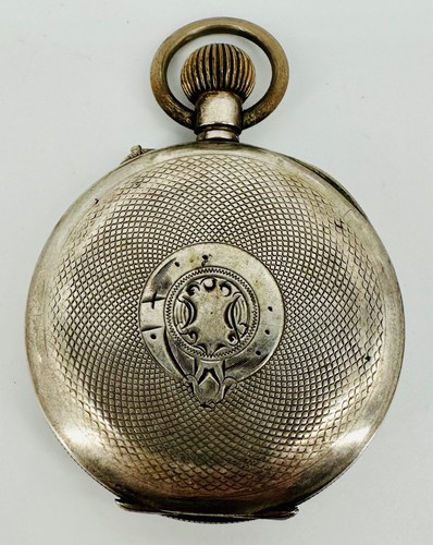 Antiguo Reloj Bolsillo Suizo Plata 0.800 - Funciona, Necesita Atención - Imagen 2 de 11