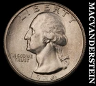 1934 Silver Washington Quarter - Choice Gem Brilliant Uncirculated+++  #M9470
