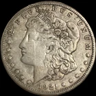 1921s Morgan Silver Dollar VF Details