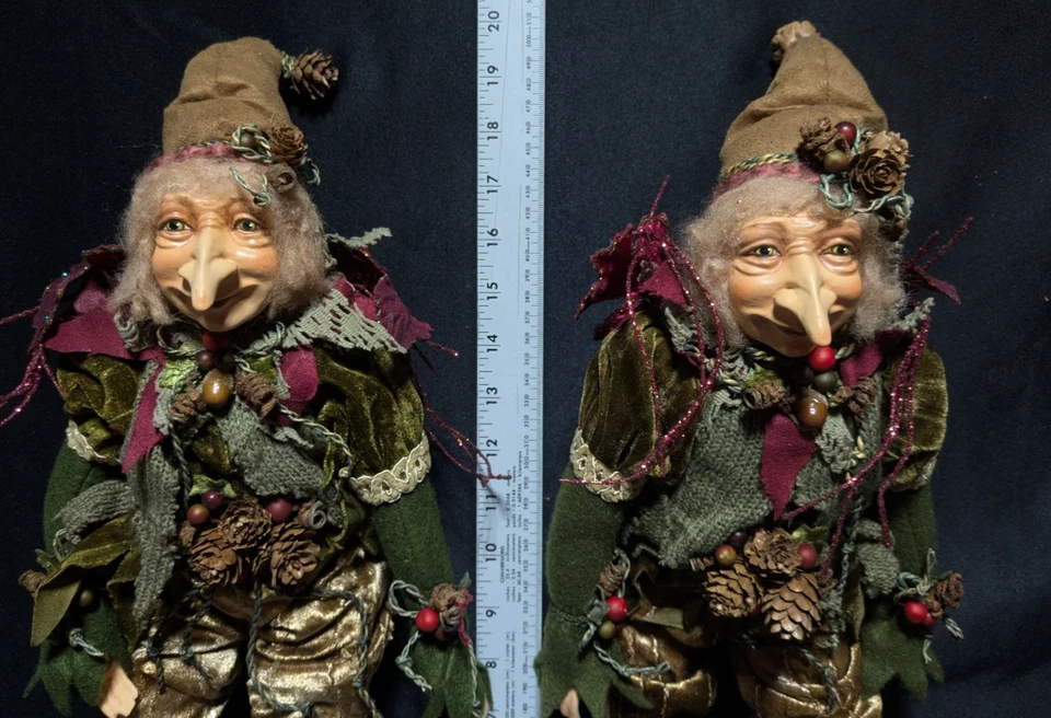 Wayne Kleski Katherine's Collection boneca fada outono 18" - 20"" prateleira sitter - Imagem 2 de 4