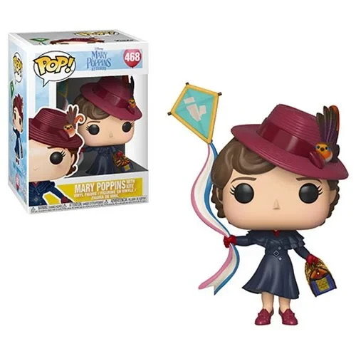 Disney Funko Pop! Mary Poppins Returns With Kite 468 Vinyl Figure In Box Movie