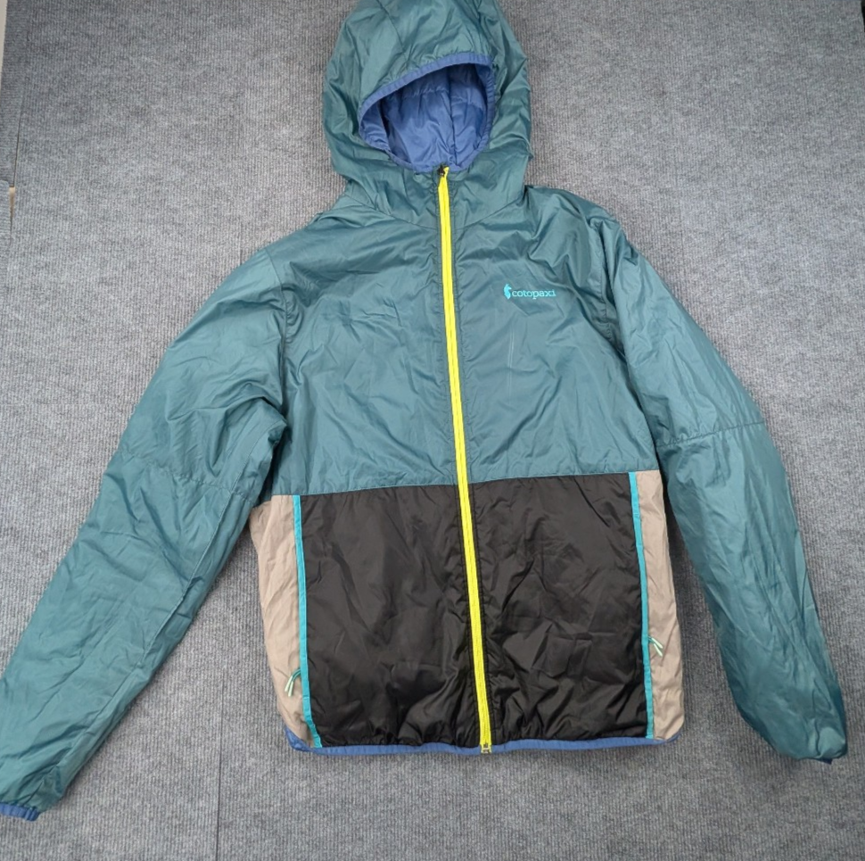 Cotopaxi Teca Calido Reversible Hooded Jacket Mens Medium Lightweight Outdoors