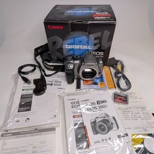 Canon EOS Digital Rebel 300D DSLR Camera UNTESTED Box Software Manual DS6041