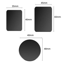 Metal Plates Adhesive Stickers for Magnetic Car Phone Mount Replacement Magnet