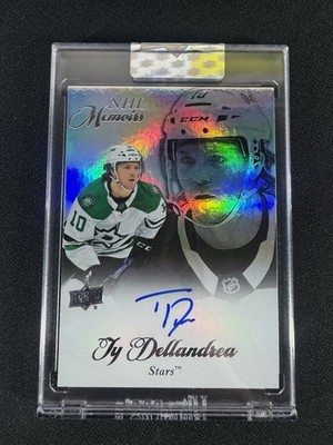 TY DELLANDREA 2020-21 CLEAR CUT HOCKEY NHL MEMOIRS #M-TD