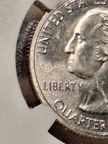 Tough Find NGC MS 64 WWII 'V75' Privy Mark 2020-W Tallgrass Prairie ATB Kansas - Picture 6 of 9