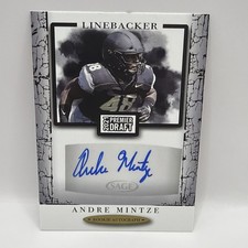 2021 Sage Premier Draft Football #119 Andre Mintze RC Rookie AUTO
