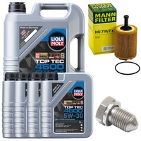 MotoröL Filter Set 5W-30 Liqui Moly 9 Liter + Schraube FüR VW Touareg 2.5 R5