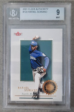 2001 Fleer #120 Rafael Soriano RC #/2001 BGS 9 MINT