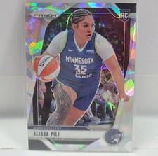 2024 Panini Prizm WNBA Alissa Pili RC Rookie Silver Cracked Ice Prizm #83
