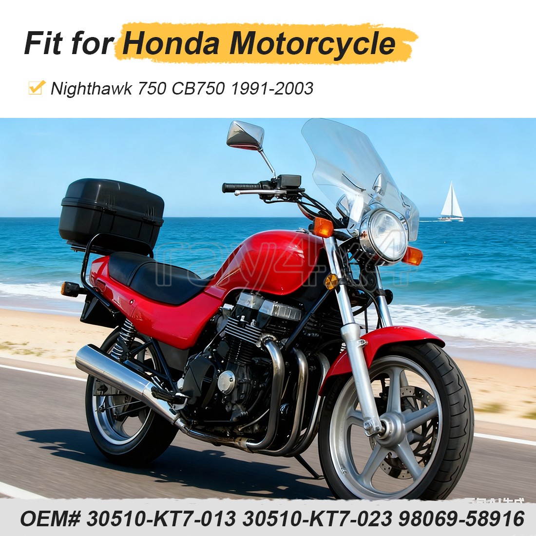 est 2本セット For Honda CB750 Coil Set NIGHTHAWK CB 750 Ignition Coils & Spark