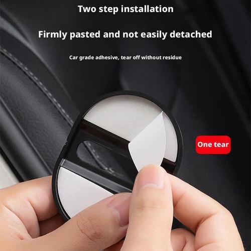 4x Carbon Fiber Car Door Lock Protective Cover Anti Rust Trim Accessories Q3S3 - Picture 4 of 12