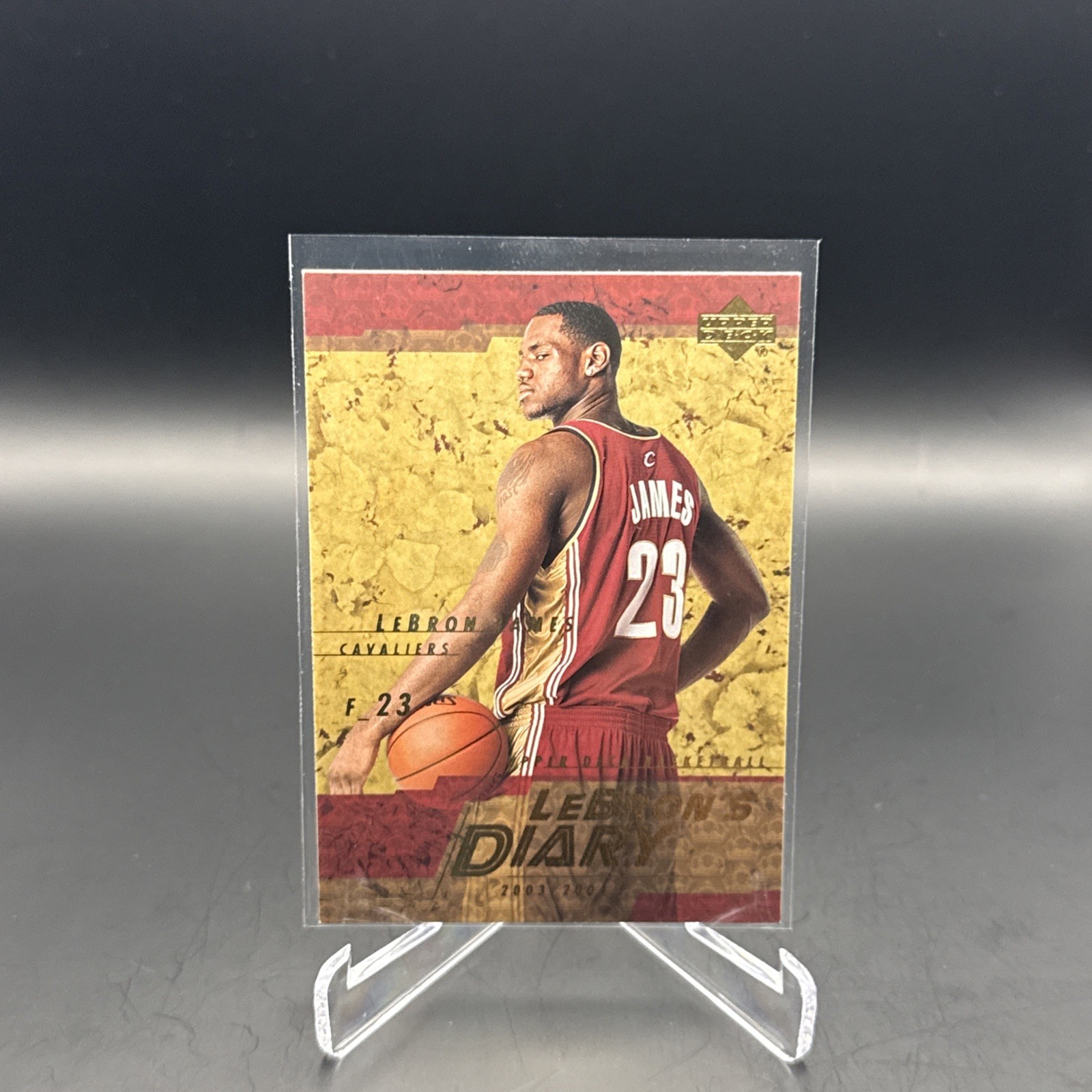 2003-04 UD Upper Deck LeBron's Diary #LJ9 LeBron James Cavaliers RC Rookie