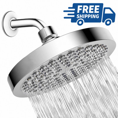 Luxury Shower Head High Pressure Waterfall Bathroom Showerhead Adjustable Angles