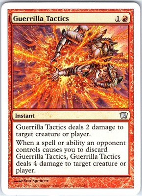 Guerrilla Tactics 196 U 9th Edition Magic the Gathering MTG LP