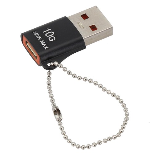 Funktioneller und stilvoller USB A auf C Adapter aus Aluminiumlegierung mit Schl - Bild 10 von 26