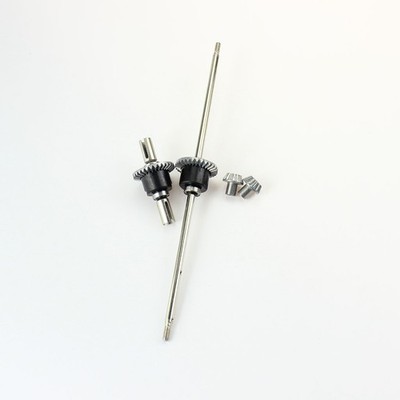 For Wltoys12427 12428 RC Car Metal Upgrade Front Rear Differentials Spare Parts