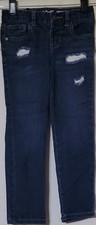 Cat  Jack Girls Skinny Jeans Medium Wash Blue Denim Ripped Stretch Size 5T