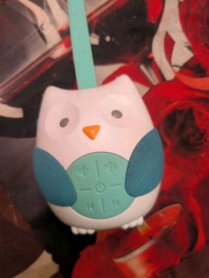 Skip Hop Stroll & Go Portable Owl Baby Soother Sound Machine Teal And White