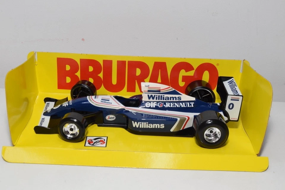 Coche de carreras B70 1:24 BBURAGO BURAGO 6115 WILLIAMS FW16 FW 16 RENAULT D. HILL SIN USAR, EN CAJA Foto 2 de 4