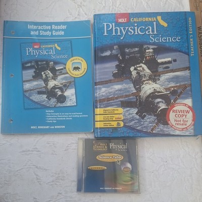 Holt California Physical Science Teachers ed, Interactive reader & study guide.