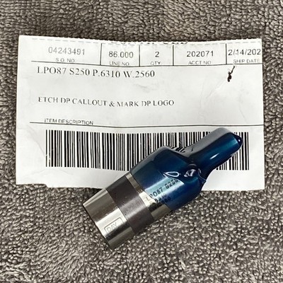 (1) Dayton Lamina LPO87 S250P.631 W.2560 Oblong Ball Lock Regular Punch NOS