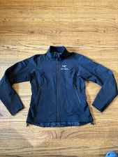 Rare Vintage ARC'TERYX Gamma Softshell Windbreaker Jacket 2010s Black Women’s S