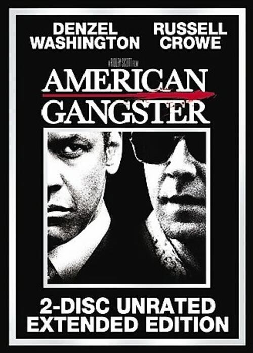 American Gangster (DVD, 2008, 2-Disc Unrated Extended Edition) NEW