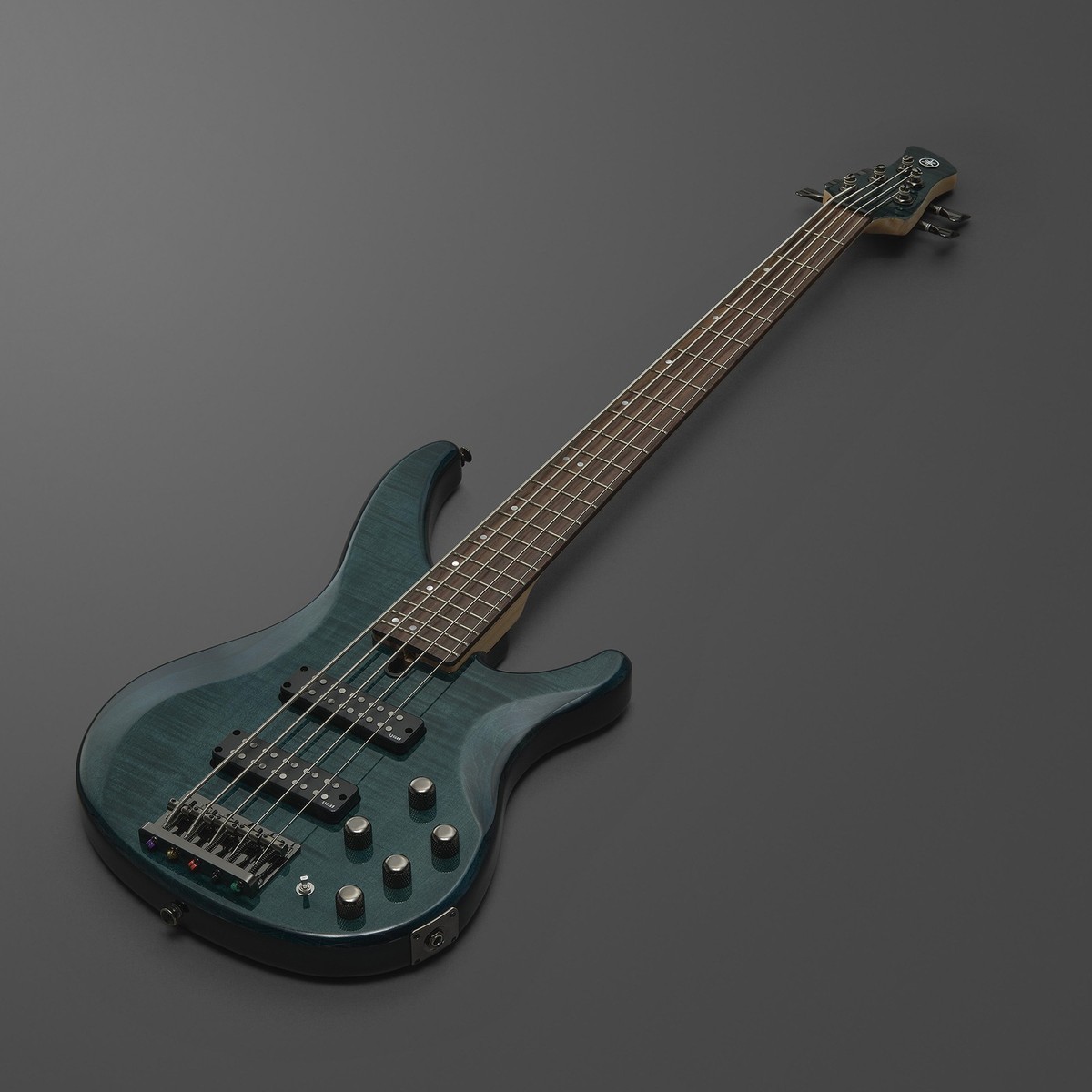 Yamaha TRBX605FM 5 String Solid Alder Electric Bass Guitar (Indigo