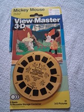 Vintage 1988 View-Master 3D Reels Mickey Mouse Disney 3-Reel Set. NEW