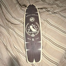 Kryptonics Since 1965 Complete Skateboard Brown White Wood Deck longboard