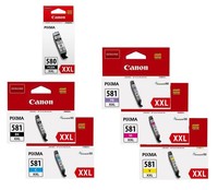 Canon Original PGI-580XXL Pgbk+ CLI-581XXL Druckerpatronen 6Er-Multipack -