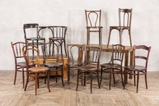 VINTAGE BENTWOOD CAFE CHAIRS STEAM BENT WOODEN CHAIR ONE OF EACH STYLE REMAINING