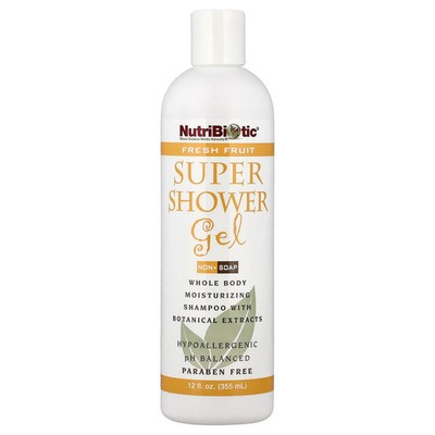 Super Shower Gel, Non-Soap, Fresh Fruit, 12 fl oz (355 ml)