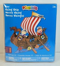 VIKING SHIP Darice Foamies 3-D Foam Kit 2013 Unopened Unused OOP RETIRED