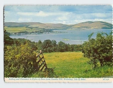 Postcard Ardbeg and Entrance to Kyles of Bute from Canada Hill Rothesay Scotland