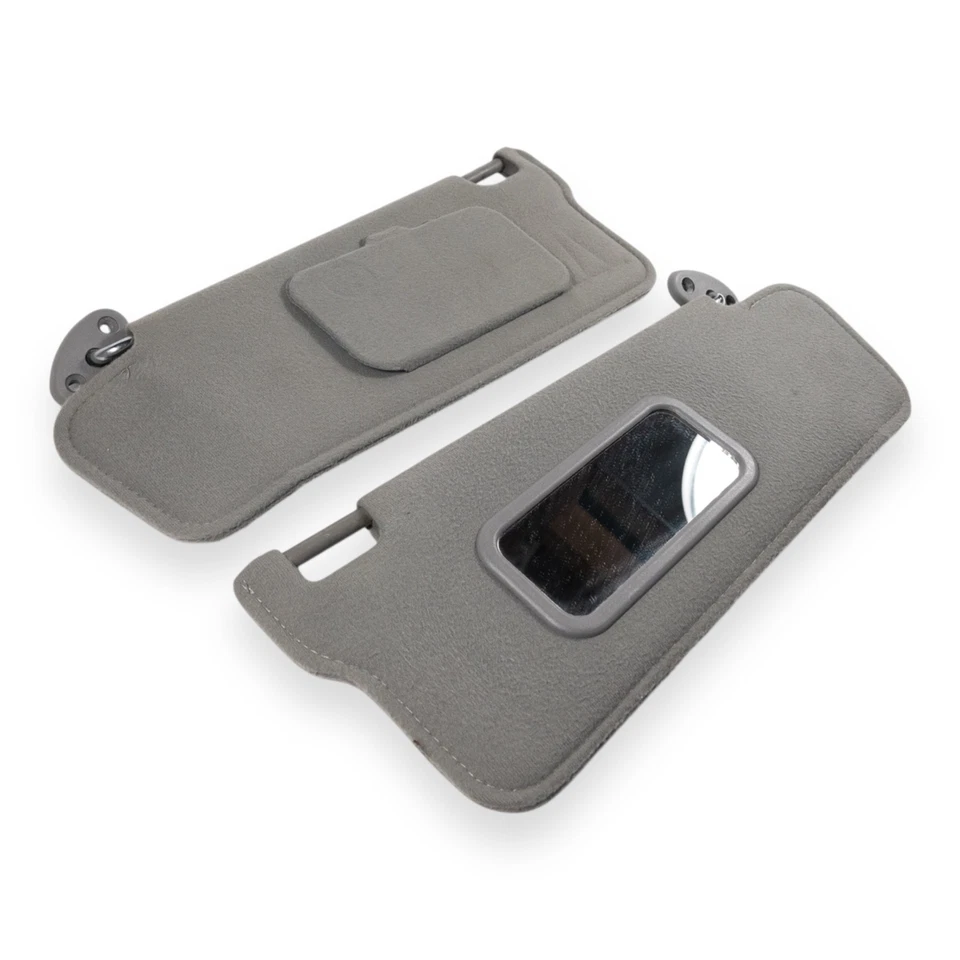 Комплект из пары солнцезащитных козырьков со стороны водителя и пассажира 1997-2003 Ford Escort серая ткань - Изображение 2 из 4