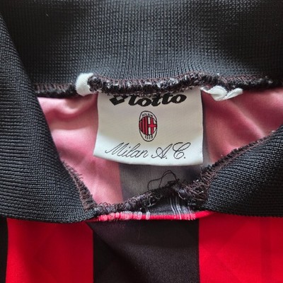 Vintage AC Milan 1993 Lotto Marco Van Basten #9 Long Sleeve Soccer