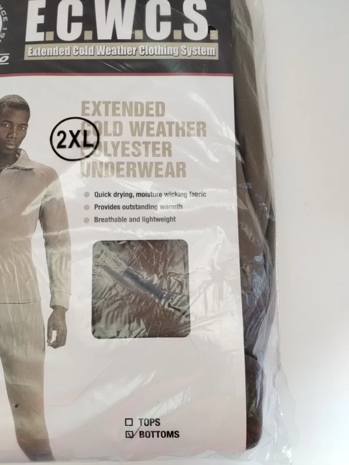 Rothco ECWCS Breathable Light-Weight Cold Weather Bottoms 2XL Coyote Brown  - Image 2 of 4