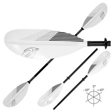 Doppelpaddel Aquadesign Viva 2 zweiteilig teilbar Alu Fiberglas Kajak