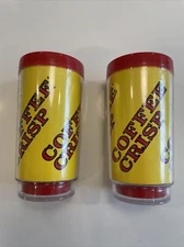 Vintage 1986 Coffee Crisp Plastic Cups Rowntree Nestlé Chocolate Bar Eagle Brand