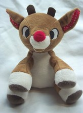 Misfit Toys RUDOLPH THE RED NOSED REINDEER BABY RATTLE 5" Plush Stuffed Animal