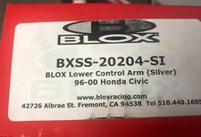 Blox Racing REAR Lower Control Arm BXSS-20204-SI