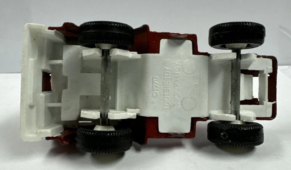 Tootsie Toy Vintage Semi Camión Cabina Rojo 1970 Vintage Diecast Foto 4 de 4