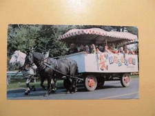 Strathcona Hotel Victoria BC Canada vintage oversized postcard Tallyho Tour