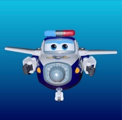 Super Wings Mission Teams 5'' Paul Transforming Airplane B7
