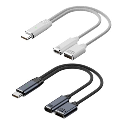 Versatility USB C to USB OTG and Charger For Phones And Computers USB C Splitter