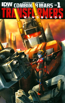 TRANSFORMERS WINDBLADE COMBINER WARS #1 PITRE-DUROCHER 1:10 VARIANT 2015 IDW NM