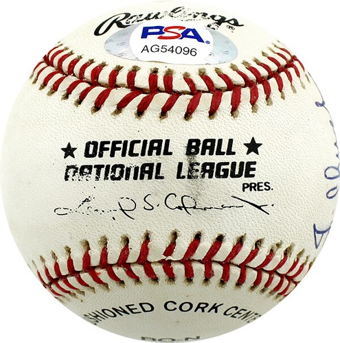 Don Sutton Signed NL Baseball Insc To Chuck My Best Always, HOF 98 PSA - Dodgers - Picture 3 of 3